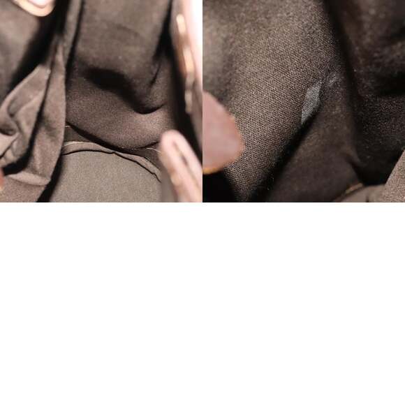 CELINE C Sulky Shoulder Bag Canvas Brown Gold - Picture 12 of 12